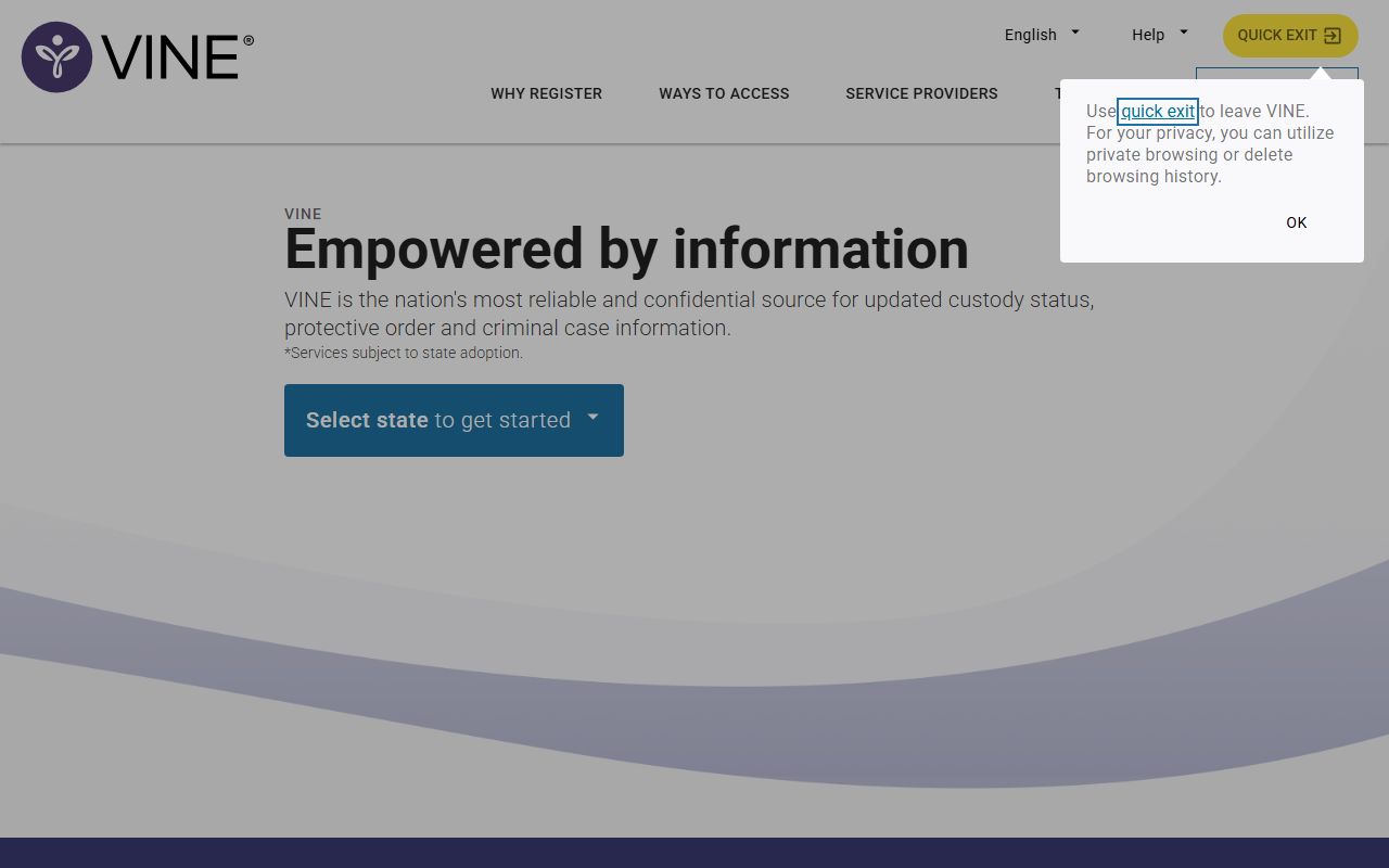 Claiborne Parish warrant records VINELink custody notification system